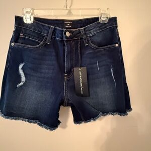 Just Black Blue Jean Shorts 28